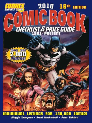 cover image of 2010 Comic Book Checklist & Price Guide